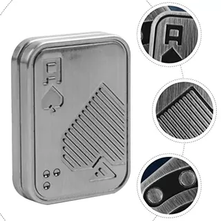 2024 Novo Fidget De Metal Poke Slider-Cartão De Push Card De Brinquedos , Mão Moeda , Blocos Magnéticos Casuais Toy , Sensoriais Presentes Para Crianças Adultas