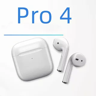 Fones De Ouvido Intra-Auriculares Bluetooth Sem Fio Pro4 Com Controle De Toque Integrado E Microfone