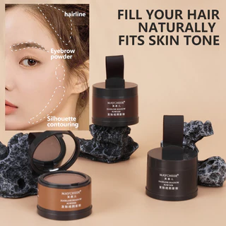 Sombra em Pó para o Contorno do Cabelo Retoque da Testa Substituição da Linha do Cabelo