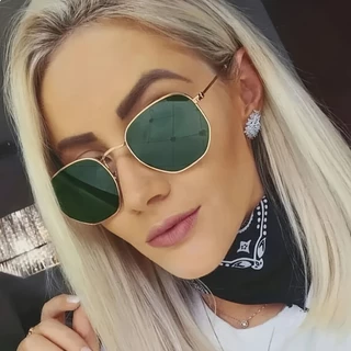 Óculos De Sol Quadrados Vintage De Metal – Design Geométrico Retrô Unissex Para Atividades Ao Ar Livre E Festas em Oferta na Shopee