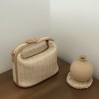 Bolsa de Palha Bolsa Mulher Bolsa de Moda Bolsa de Embreagem Bolsa de Lazer Bolsa de Ombro Cruzado