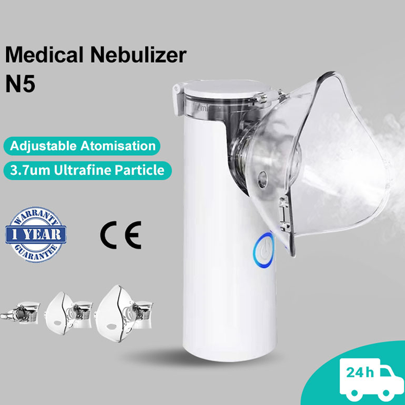 LEOYELV Mini Nebulizador Ultrassônico Portátil Baixo Ruído Inalador Médico Crianças De Malha Elétrica JSL-W301