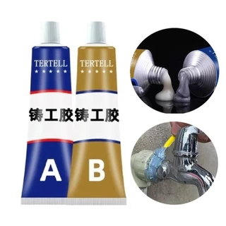 Cola A + B 20/70/100g Agente de Reparo Industrial para Fundição de Ferro Fundido Metálico