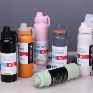 Chaleira Esportiva De Grande Capacidade De 1 Peça , Copo Para Bebidas Diretas Portátil Ao Ar Livre Isolado Em Aço Inoxidável 304 , De Espaço Simples