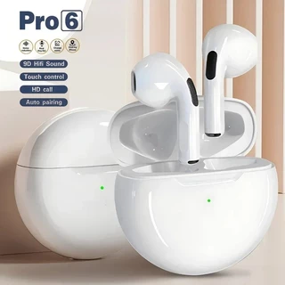 Air Pro 6 TWS Fones De Ouvido Sem Fio Com Microfone Fone Bluetooth Esportivos Para Corrida Pro6