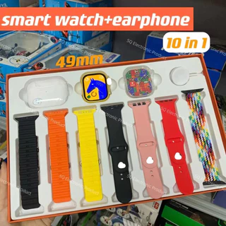 T900 Ultra 2 Max Suit Novo Smartwatch Relógio Inteligente 10 Em 1 Conjunto 49mm Tela De Toque Completo Esportivo Fitness 9
