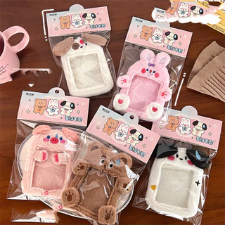 1pc ins Porta-cartões de ônibus Porta-cartões de identificação Cartoon Doll Pendant, tamanho 3 polegadas, adequado para estudantes.Schoolbag