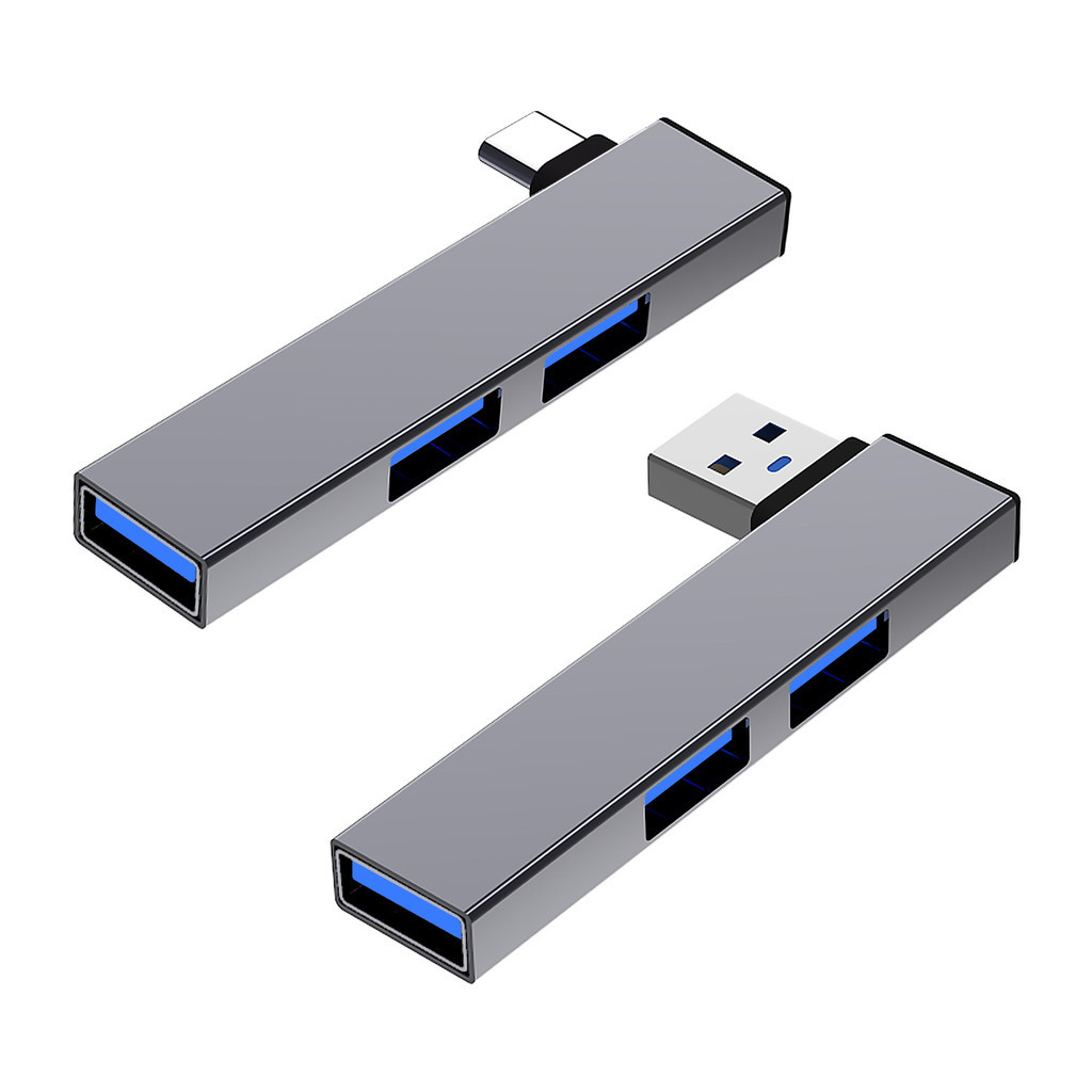 Adaptador USB C HUB 3.0 Tipo 3.1 3 Portas Multi Divisor OTG para Xiaomi Lenovo Macbook Pro 13 15 Acessórios Computador
