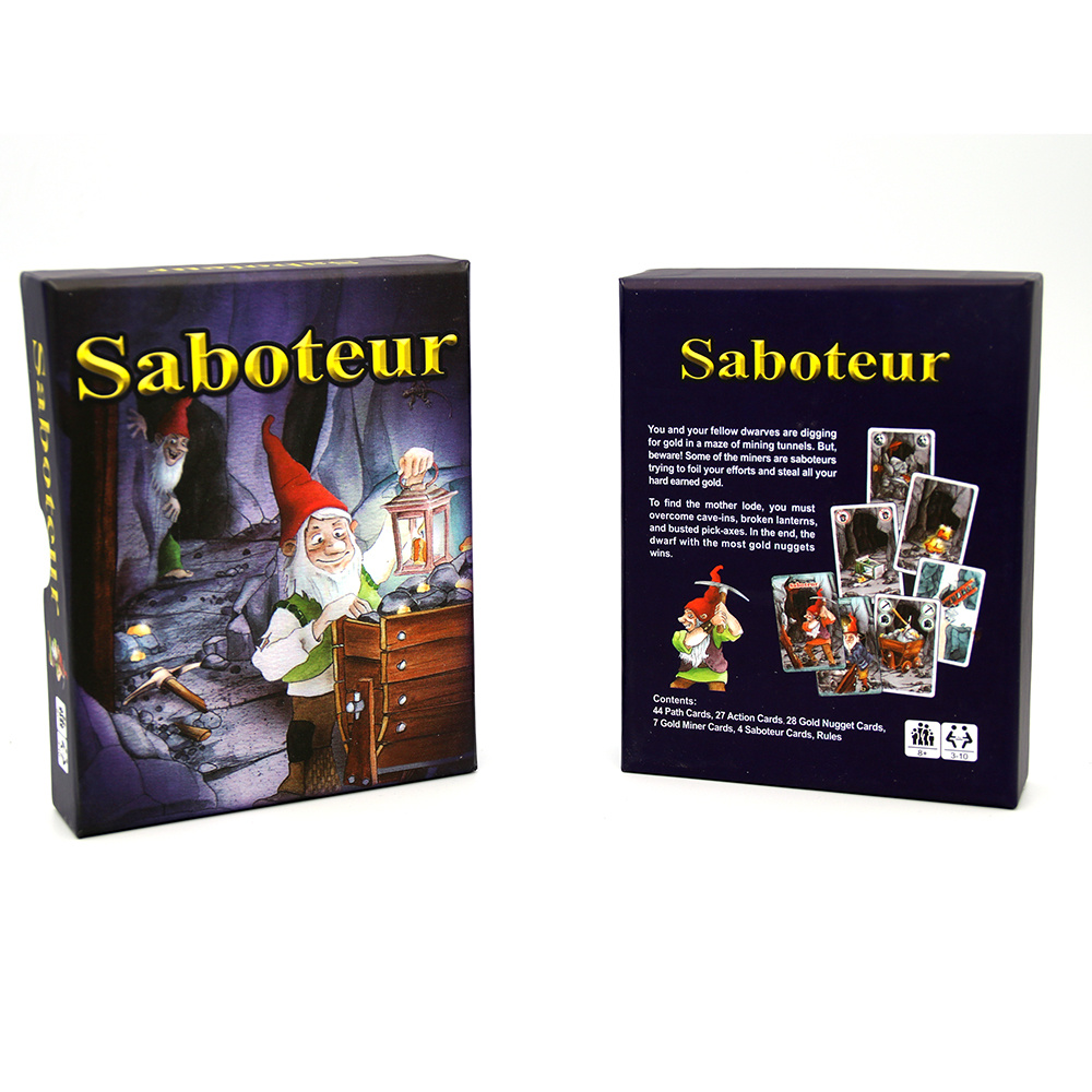 AMIGO Games Saboteur Strategy Card Game-O Jogo Aventuroso De Mineração De Ouro
