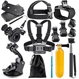 kit De Acessórios Para Câmeras De Ação 14 Em 1 GoPro 12 11 10 9 8 7 6 5 4 3 + 2 1 DJI Insta360 SJCAM Yi