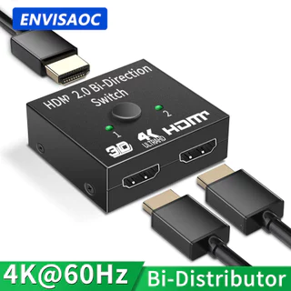 Switcher 4K Compatível Com HDMI Switch KVM Bi-Direction 1x2/2x1 2 In1 Out Para Adaptador De TV Box PS4/3