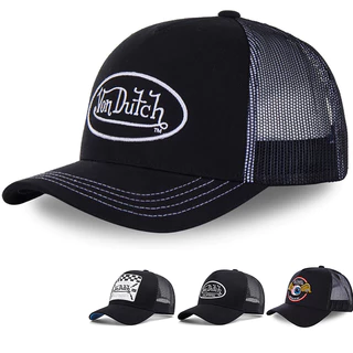 Boné Unissex trucker Von Holandês De Malha Com Rede
