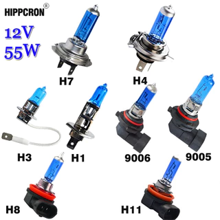 Lâmpada Halógena Para Carro Super Branca H1/H3/H4/H7/H8/H11/9005/9006 Universal Veículo 6000K Luz De Neblina (1 Peça)