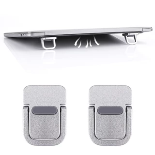 Suporte para notebook Portátil Invisível para Desktop Booster Pad Portátil Pendurado para Laptop Alumínio Liga de Alumínio Refrigeração Pequeno