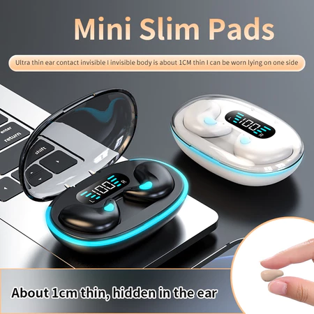 TWS X55 Fones De Ouvido Sono Sem Fio Redução Ruído Alta Fidelidade Microfone Estéreo À Prova Dwaterproof Água Longo Play