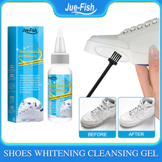 Jue Fish Little White Shoes Cleaning Artifact Agent Descontaminação Remover A Borda Amarela Sem Lavagem Oxidizador De Sapato De Polimento