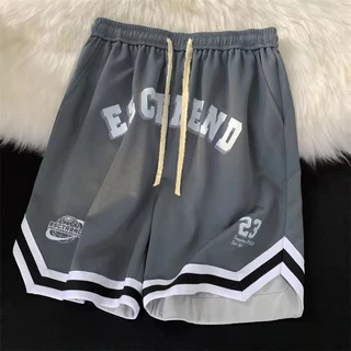 Calção Esportivo Masculino Casual Verão Calça de Rua Estilo High Street