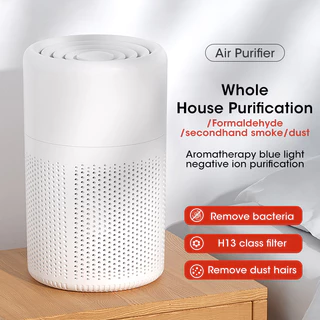 Mini Purificador De Ar De Mesa HEPA Filtrado Purificado Com Fragrância Íons Negativos