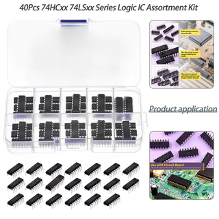 40Pcs 74HCxx E 74LSxx Série 74LSxx Kit De Sortimento De Chips IC Lógicos 74LS00 74LS02 74LS86 74LS08 74LS32 74HC138 74HC14 74HC32