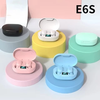 TWS E6S Fones De Ouvido bluetooth Sem Fio Fone Com Cancelamento Ruído Microfone Para