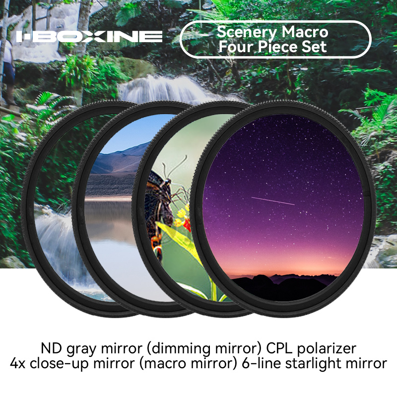 Filtro De Câmera Polarização Espelho UV Starlight macro Escurecimento Suave Para Canon SONY Fuji kit De Lente