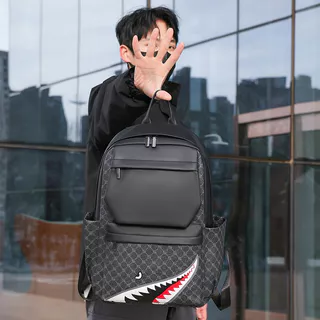 Backpack Mochila Moda Mochila Moda Mochila para Homens Mochila para Homens Mochila escolar à prova d'água Mochila Resistente ao Desgaste Mochila Espessada de Nylon Homens de Grande Capacidade