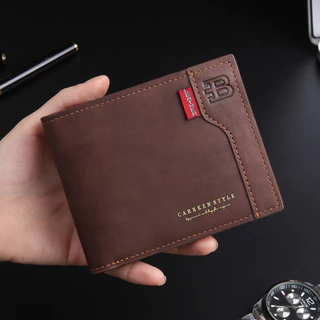 Nova Carteira Curta Moderna Masculina-Bolsa Multifuncional Vintage Colorida Para Adolescentes