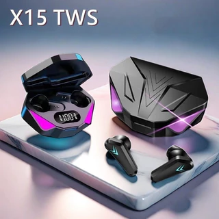 Novo X15 TWS Fones De Ouvido Sem Fio 65ms Baixa Latência Esport Gaming Headset Gamer Microfone