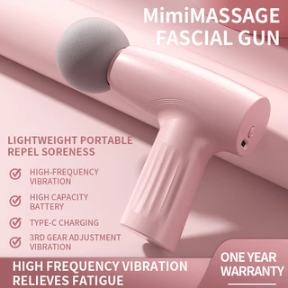 Baixo ruído silencioso elétrico relaxamento muscular Mini portátil fáscia arma massageador USB
