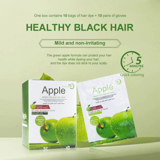 A Tintura De Cabelo natural Apple Plant Essence É Eficaz Para Cobrir Cabelos Brancos E Grisalhos , Adequada Viagens Em C