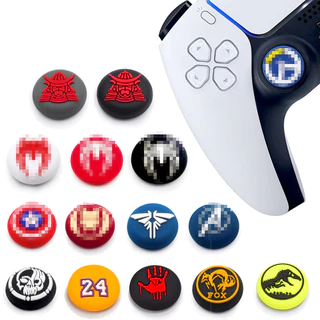 VGTIME Par de Grip de Silicone para analógicos de controles de XBOX One/360/PS3/PS4/PS5/Switch Pro