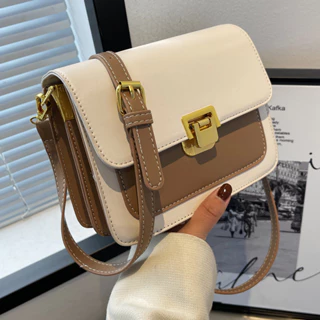 Bolsa pequena Popular deste ano feminina 2024 novo estilo na moda High-End ins textura nicho All-Match bolsa mensageiro pequena bolsa quadrada