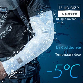 Manga De Proteção Solar De Verão , Mangas De Gelo Para Homens Seda Gelada Mulheres Mão Soltas E Resistentes Aos Raios UV