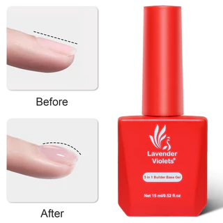 15ml 5 Em 1 Multifuncional Soak Off UV Gel Unha Polonês Cola/Base/Construção/Extensão/Strass Para Unhas Acrílicas Pontas