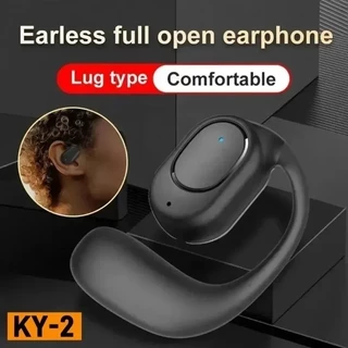 OWS KY2/D06 Fones De Ouvido Sem Fio Únicos Condução De Ar Fone HiFi Ear-Hook Music Sports Headset Para Todos Os Smartpho