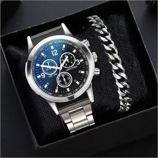Kegllect Men Business Quartz Dial Relógio De Quartzo Em Aço Inoxidável Como Presente