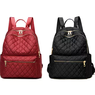 1 Pc Fashionable Casual Large Capcity Cor Sólida Oxford Mochila Com Zíper Para Estudantes Universitários Lady University/College Classroom