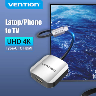 Vention Adaptador USB C Para HDMI Type Conversor 4K UHD Telefone TV Laptop Celular