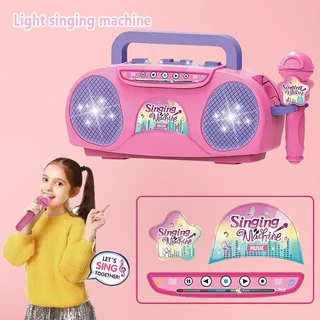 Crianças Luz Cantando Máquina Com Microfone Brinquedos Instrumento Musical Brinquedo Super Legal Educativos Para