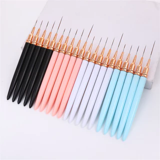 5 pçs venda quente rosa preto branco azul Manicure caneta gancho linha caneta pintura escova Multi-Purpose puxar linha c