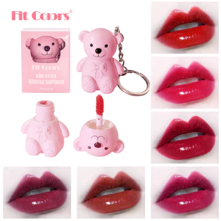 Fit Colors Tecnologia Preta Brilhante Antiaderente Copo Lip Gloss Antiaderente Copo Espelho Lip Gloss Líquido