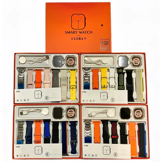 S100 Ultra 9 Novo Smartwatch Relógio Inteligente 7 Em 1 Alças 49mm Full Touch Screen Esportivo Reloj Com Capa Protetora