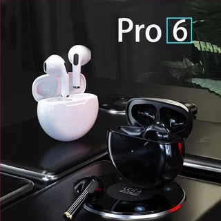 Original Pro 6 TWS Fones De Ouvido Sem Fio Fone Bluetooth Microfone Pods InEar Pro6 Esporte