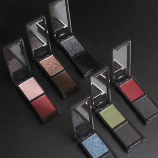 BIYA Cool Sombra Bicolor À Prova D'água Sweat Matte Pearl Polarizada Smoky Punk Goddess Lazy Eyeshadow
