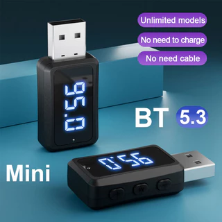 V5.3 Carro De Carregamento Rápido Montado Bluetooth Mp3 Receptor Conector Mãos-Livres Chamada Adaptador De Áudio Lançado