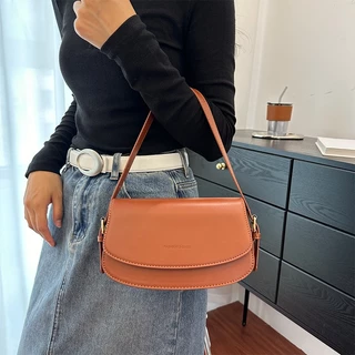 Saco De 1 Peça De Moda Retro Pequeno Simples De Ombro Corpo Cruzado Premium Para Mulheres Com Comutação/Deslocamento
