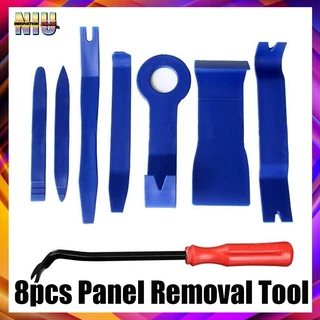 8 Pçs Kit De Ferramentas Remoção Do Painel Auto Carro Estéreo Rádio Alavanca Clipe Porta Plástico Duro