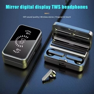 S20 Fones De Ouvido Sem Fio 5.1 Bluetooth Reflexivo LED Espelho Design TWS Toque Estéreo Esportes Isolamento Ruído À Pro