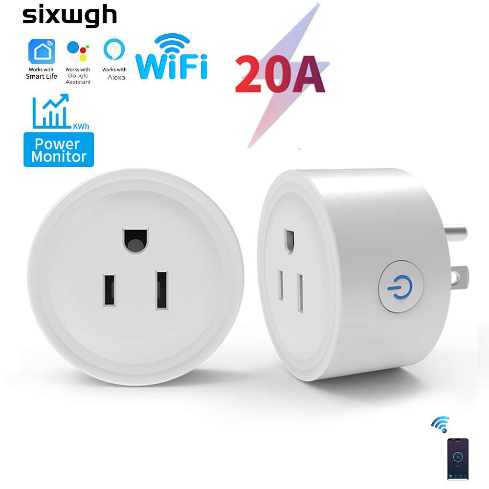Tomada Inteligente Wifi 20A Interruptor De Americano Sem Fio Mini smart ...