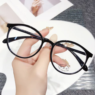 Novo estilo na moda grande quadro Anti-azul luz plana óculos masculino feminino mesmo estilo armação de óculos